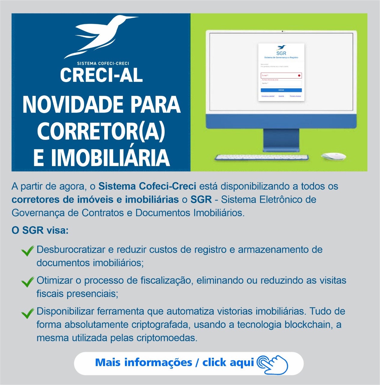 Novidade para Corretor(a) e Imobiliária