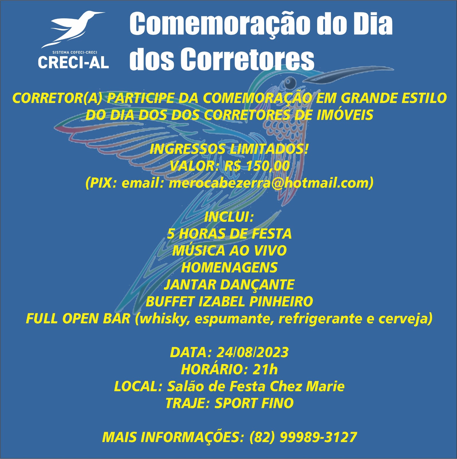 Comemoração Dia dos Corretores de Imóveis